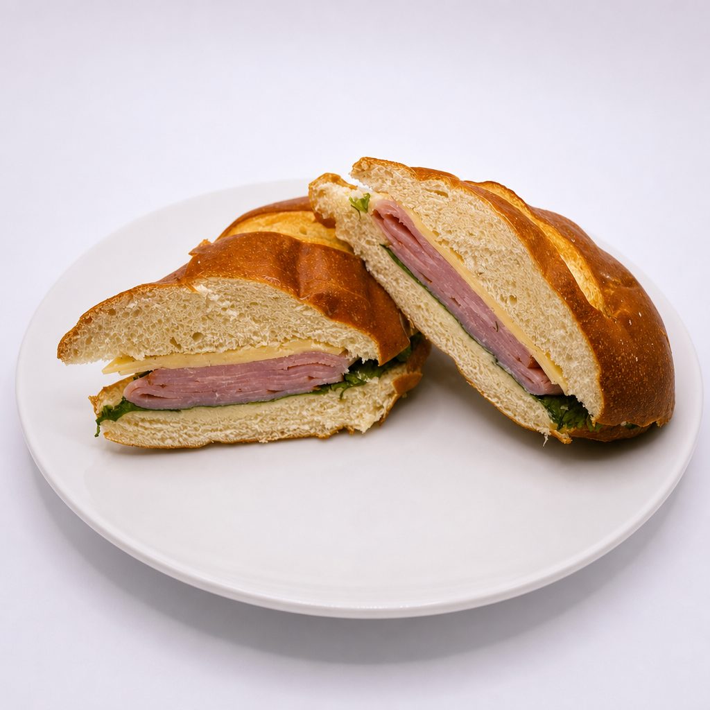 Ham & Dill Havarti Sandwich.