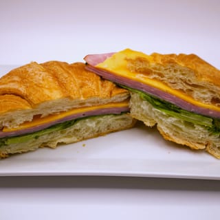 Ham & Cheddar Croissant Sandwich